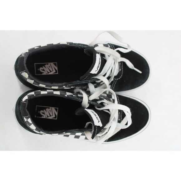 VANS OFF THE WALL youth sz 5 lace up checkered low top sneaker - Picture 10 of 11